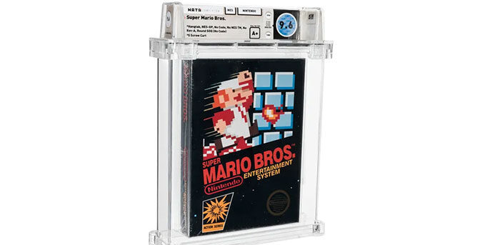 Bản game Super Mario Bros được bán với giá khủng